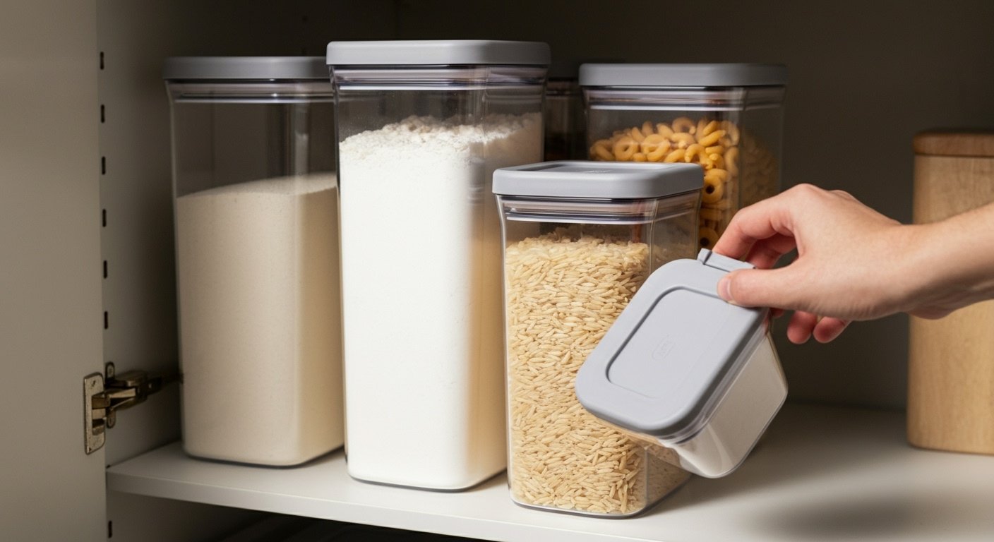 The pantry container trick that keeps Dubai humidity out (on a budget)