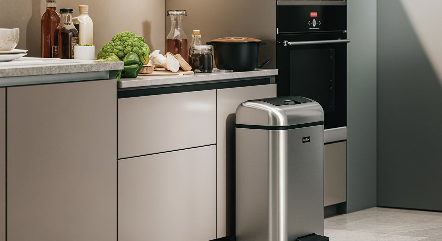 The kitchen bin upgrade that makes small Dubai flats smell less awful | Generated by NanoBanana (generated-by-nanobanana)