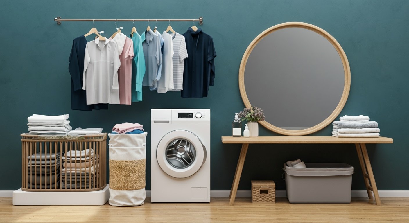 The simplest laundry routine for small homes (that actually keeps baskets empty)