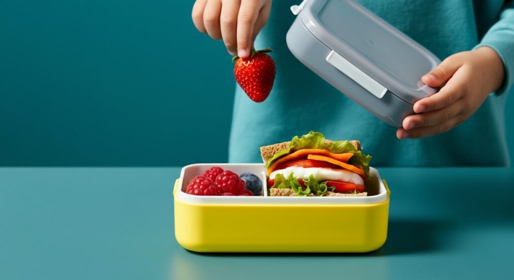 The school lunch box that actually survives Dubai heat | Generated by NanoBanana (generated-by-nanobanana)